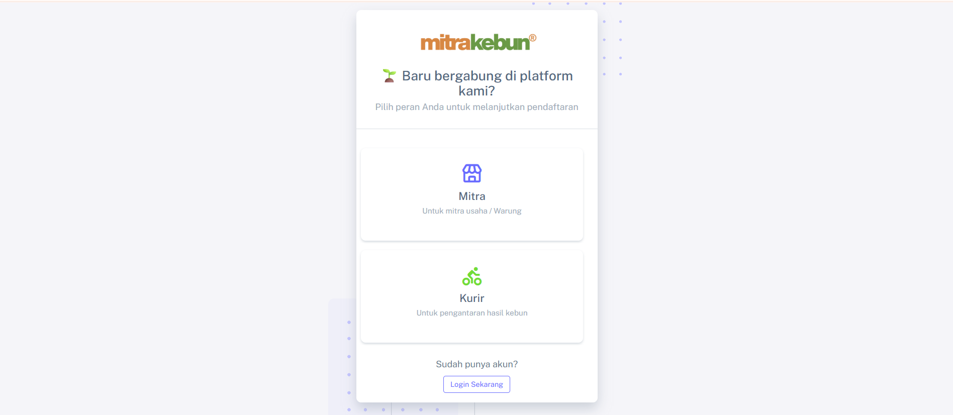 Registrasi Akun