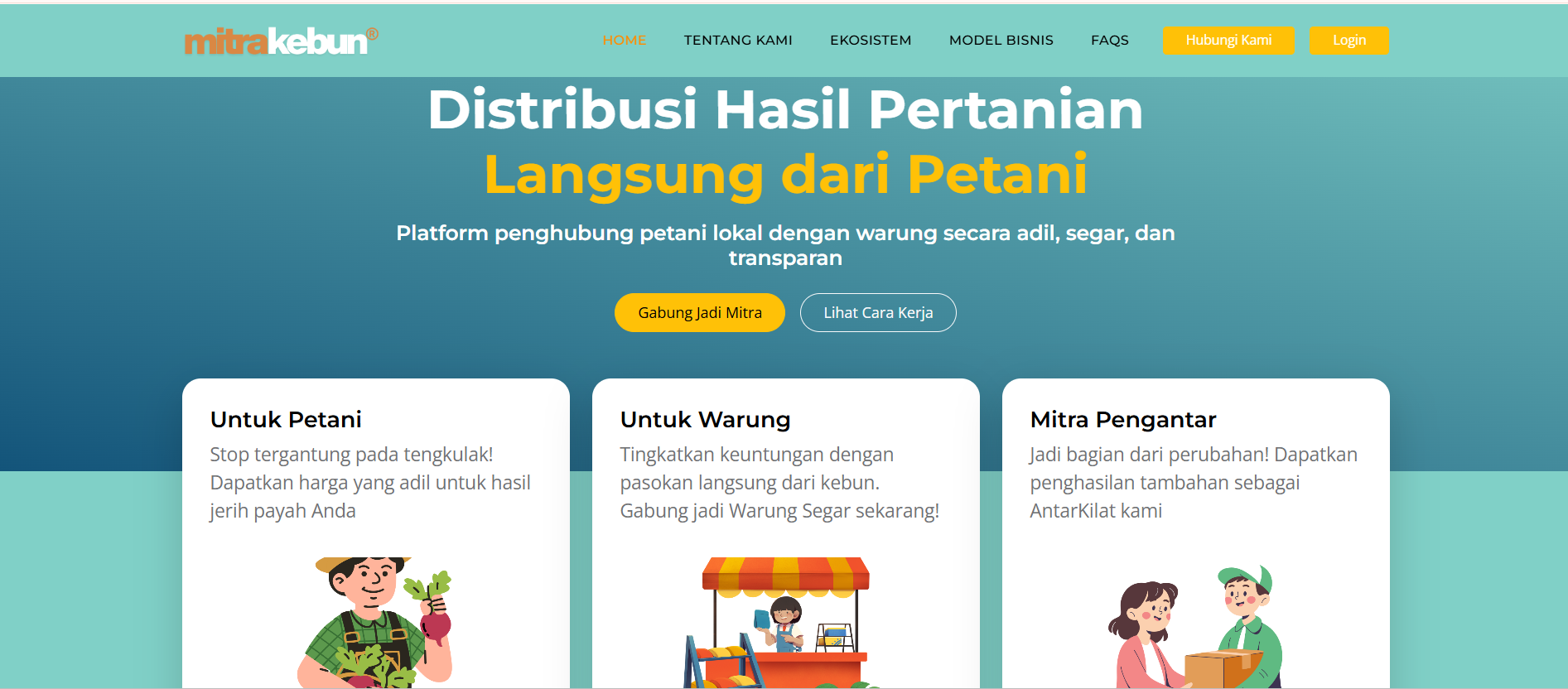 MitraKebun.id Agricultural Supply Chain Platform